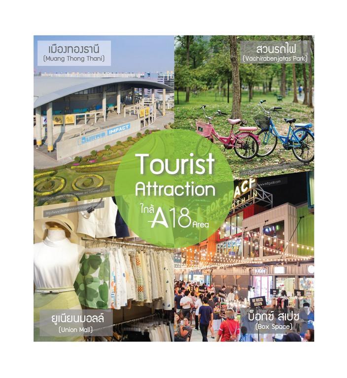 Hotel A18 Nonthaburi Exteriér fotografie